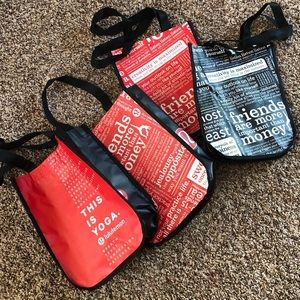  Lululemon Bags Shopping Totes Bundle of 4